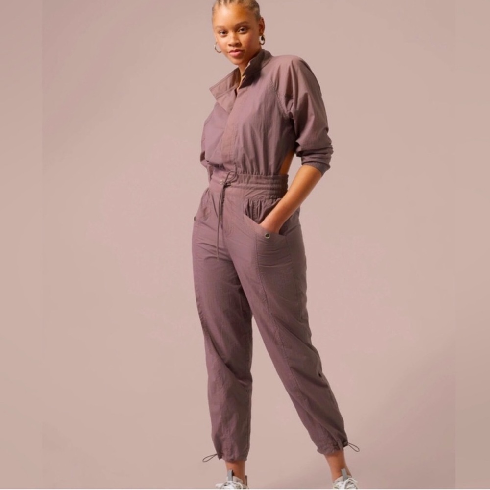 Athleta keys utility jumpsuit size 14 - Picture 1 of 10